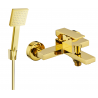 Mexen Uno R45 Badewannenarmatur mit Duschset, Gold - 7143R45-50