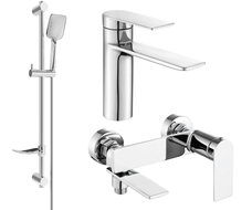 Mexen Zero DF62 Badeset, Chrom - 71103DF62-00