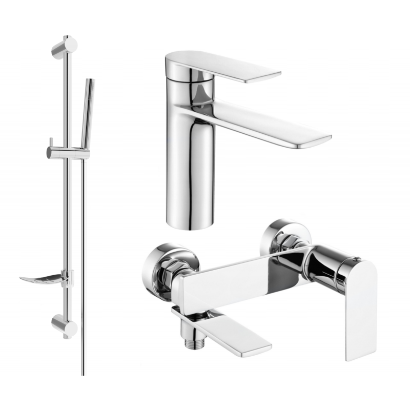 Mexen Zero DF70 Badewannen-Set, Chrom - 71103DF70-00