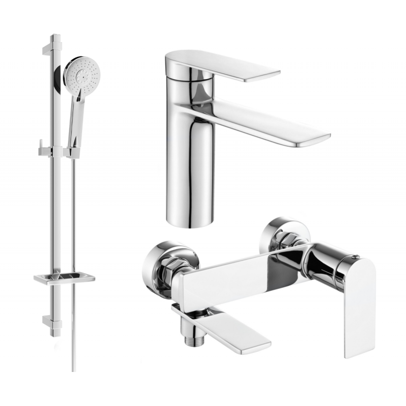 Mexen Zero DQ40 Badewannen-Set, Chrom - 71103DQ40-00