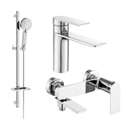 Mexen Zero DQ40 Badewannen-Set, Chrom - 71103DQ40-00