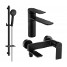 Mexen Zero DQ40 Wannenset, schwarz - 71103DQ40-70