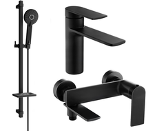 Mexen Zero DQ40 Wannenset, schwarz - 71103DQ40-70
