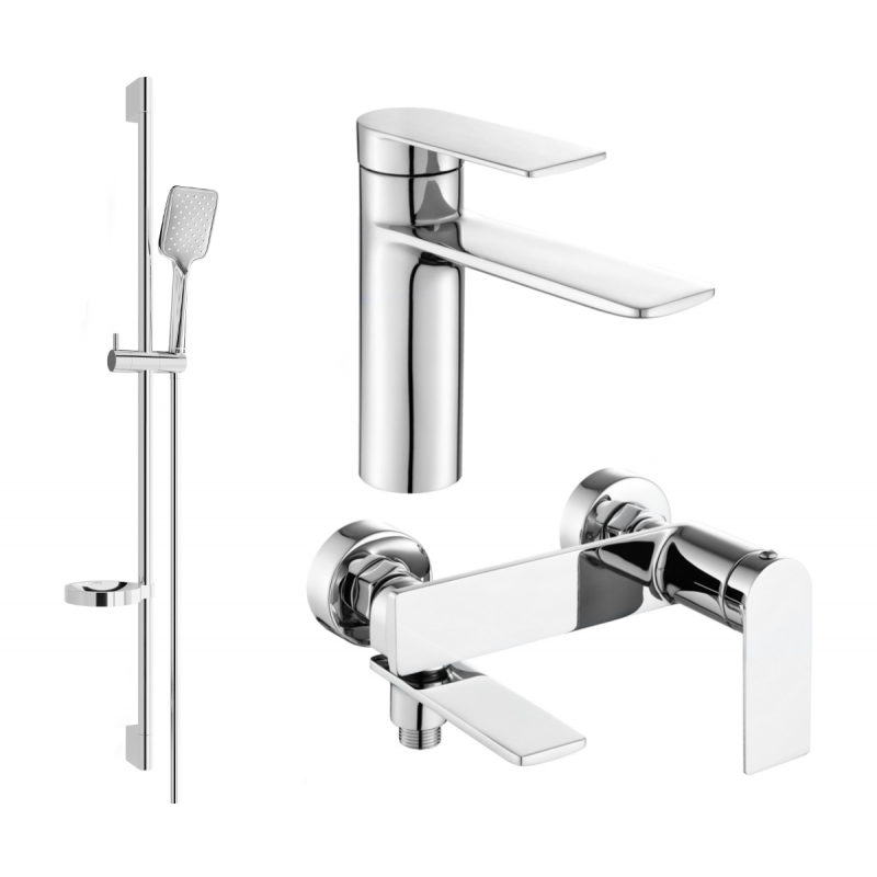 Mexen Zero DS62-Badewannenset, Chrom - 71103DS62-00