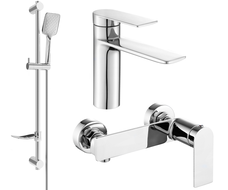 Mexen Zero DF62 Duschset, Chrom - 71104DF62-00