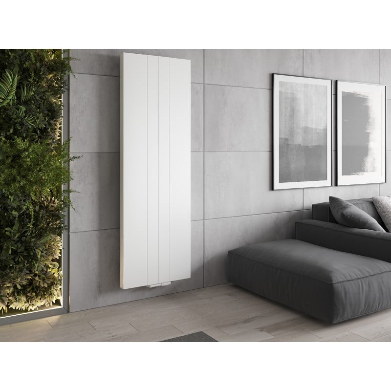Mexen Line VS20SL Plattenheizkörper 1400 x 300 mm, mittlerer unterer Anschluss, 534 W, weiß - W6VS20SL-140-030-00