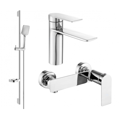 Mexen Zero DS62 Duschset, Chrom - 71104DS62-00