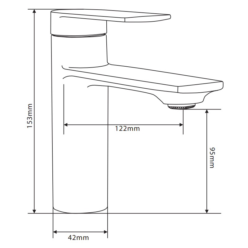 Mexen Zero DS70 Duschset, Chrom - 71104DS70-00