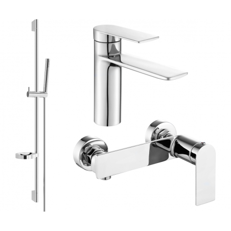 Mexen Zero DS70 Duschset, Chrom - 71104DS70-00