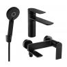 Mexen Zero R40 Wannen-Set, schwarz - 71103R40-70