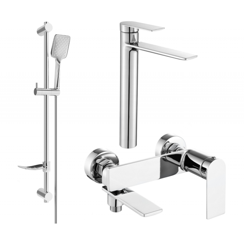 Mexen Zero DF62 Badewannen-Set, Chrom - 7113DF62-00