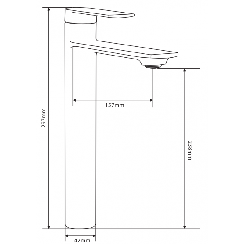 Mexen Zero DF70 Wannenset, schwarz - 7113DF70-70