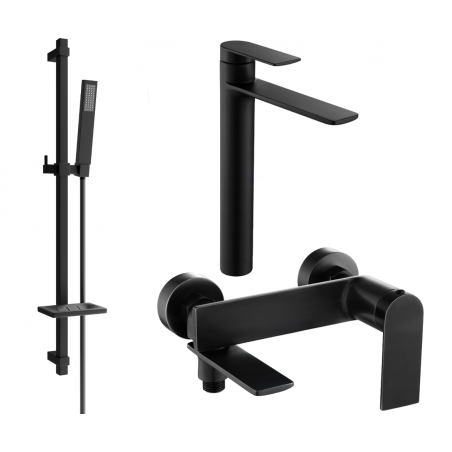 Mexen Zero DQ02 Badegarnitur, schwarz - 7113DQ02-70
