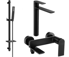 Mexen Zero DQ02 Badegarnitur, schwarz - 7113DQ02-70