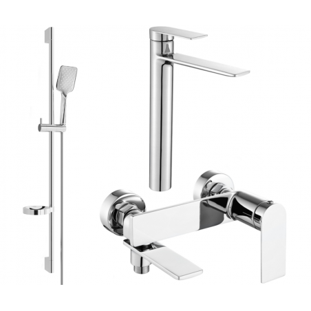 Mexen Zero DS62 Badeset, Chrom - 7113DS62-00