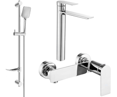 Mexen Zero DF62 Duschset, Chrom - 71114DF62-00
