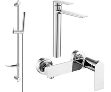 Mexen Zero DF70 Duschset, Chrom - 71114DF70-00
