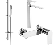 Mexen Zero DQ02 Duschset, Chrom - 71114DQ02-00