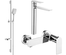 Mexen Zero DS62 Duschset, Chrom - 71114DS62-00