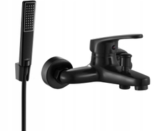 Mexen Erica R72 Badewannenarmatur mit Duschset, schwarz - 74643R72-70
