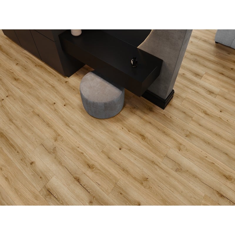 Mexen Beaver Creek Vinylplatten 1240 x 182 mm SPC 6,5 mm, IXPE 1,5 mm Unterlage, 4 V-Fuge, Eiche - F1002-1240-182-505-4V1-01
