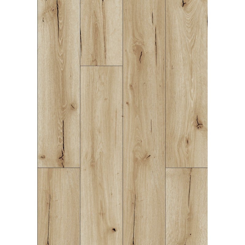 Mexen Sun Valley Vinylplatten 1240 x 182 mm SPC 6,5 mm, IXPE Unterlage 1,5 mm, 4 V-Fuge, Eiche - F1006-1240-182-505-4V1-01