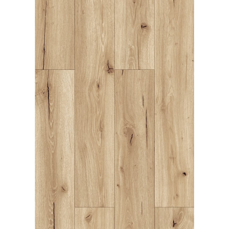 Mexen Buffalo Vinylböden 1240 x 182 mm SPC 6,5 mm, IXPE Unterlage 1,5 mm, 4 V-Fuge, Eiche - F1007-1240-182-505-4V1-01