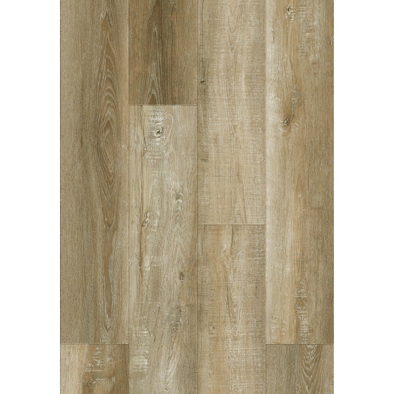 Mexen West Orange Vinylplatten 1240 x 182 mm SPC 6,5 mm, IXPE 1,5 mm Unterlage, 4 V-Fuge, Eiche - F1009-1240-182-505-4V1-01