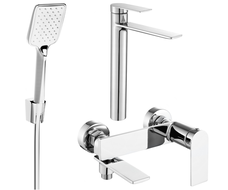 Mexen Zero R62 Badezimmerset, Chrom - 71113R62-00