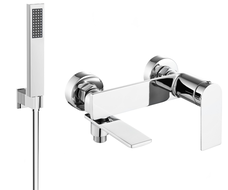 Mexen Zero R02 Badewannenarmatur mit Duschset, Chrom - 7113R02-00