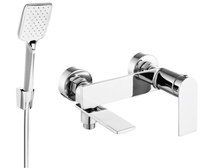 Mexen Zero R62 Badewannenarmatur mit Duschset, Chrom - 7113R62-00