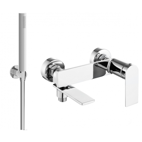 Mexen Zero R70 Badewannenarmatur mit Duschset, Chrom - 7113R70-00