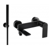 Mexen Zero R70 Badewannenarmatur mit Duschset, schwarz - 7113R70-70