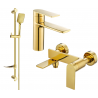 Mexen Zero DF62 Badewannen-Set, gold - 71103DF62-50
