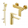 Mexen Zero DF62 Duschset, gold - 71104DF62-50
