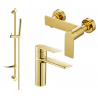 Mexen Zero DF70 Duschset, gold - 71104DF70-50