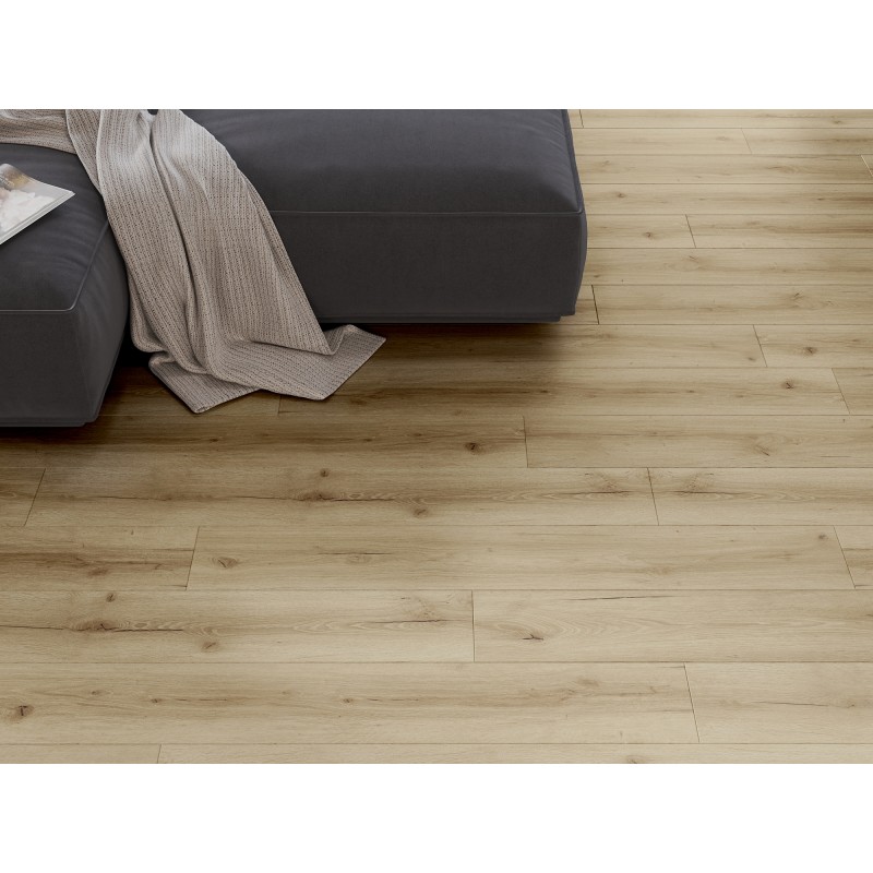 Mexen Sun Valley Vinylplatten 1240 x 182 mm SPC 6,5 mm, IXPE Unterlage 1,5 mm, 4 V-Fuge, Eiche - F1006-1240-182-505-4V1-01