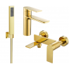 Mexen Zero R02 Wannenarmatur-Set, gold - 71103R02-50