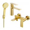 Mexen Zero R40 Badewannen-Set, Gold - 71103R40-50