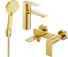 Mexen Zero R40 Badewannen-Set, Gold - 71103R40-50