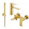 Mexen Zero R70 Badewannen-Set, Gold - 71103R70-50