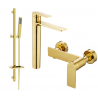 Mexen Zero DQ02 Duschset, gold - 71114DQ02-50