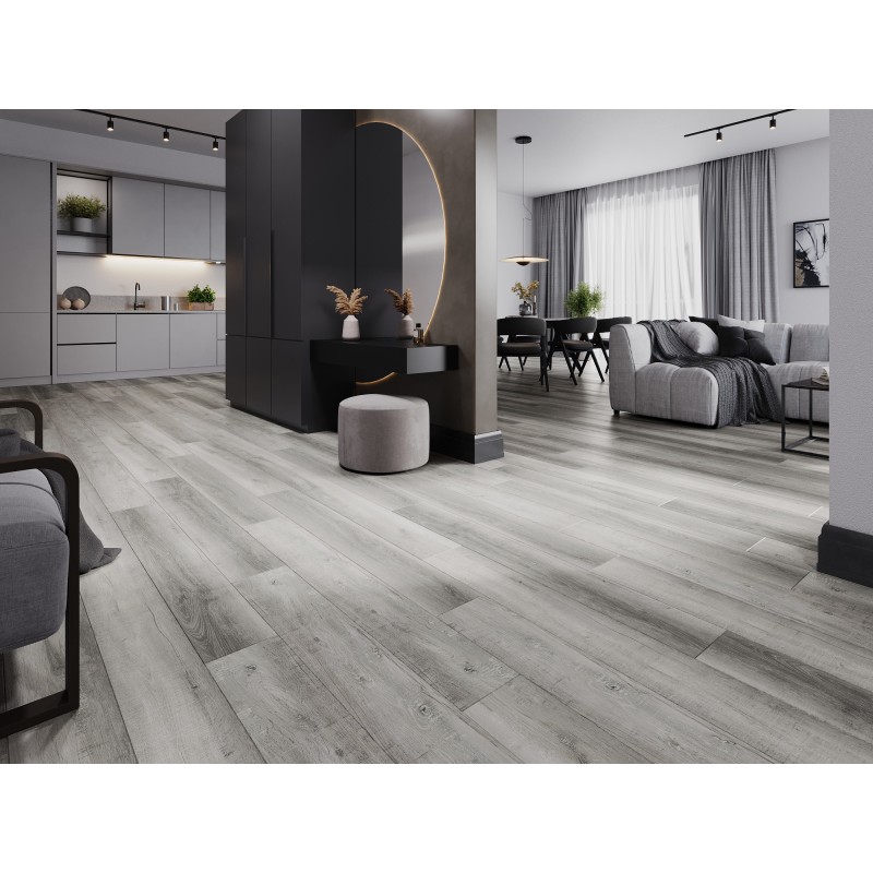 Mexen Santa Clara Vinylplatten 1240 x 182 mm SPC 6,5 mm, IXPE-Unterlage 1,5 mm, 4 V-Fuge, Eiche - F1010-1240-182-505-4V1-01