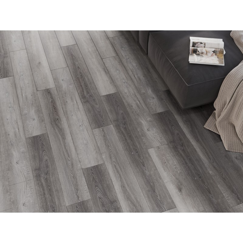 Mexen El Monte Vinylplatten 1240 x 182 mm SPC 6,5 mm, IXPE-Unterlage 1,5 mm, 4 V-Fuge, Eiche - F1011-1240-182-505-4V1-01