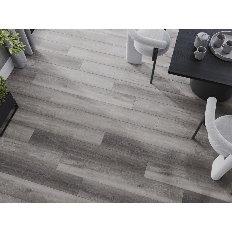 Mexen El Monte Vinylplatten 1240 x 182 mm SPC 6,5 mm, IXPE-Unterlage 1,5 mm, 4 V-Fuge, Eiche - F1011-1240-182-505-4V1-01
