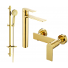Mexen Zero DQ40 Duschset, Gold - 71114DQ40-50