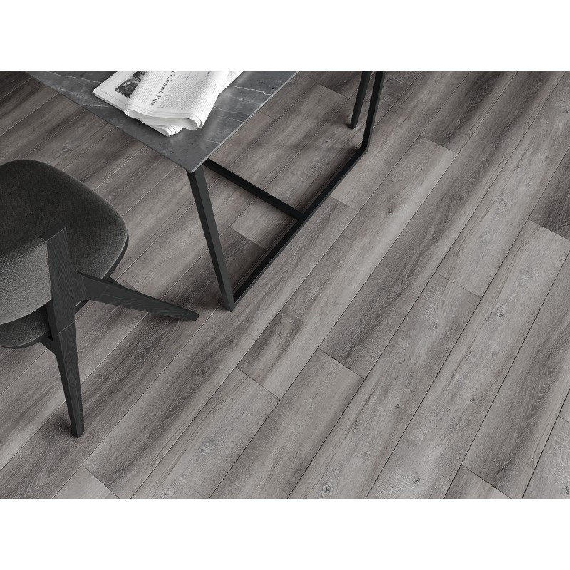 Mexen El Monte Vinylplatten 1240 x 182 mm SPC 6,5 mm, IXPE-Unterlage 1,5 mm, 4 V-Fuge, Eiche - F1011-1240-182-505-4V1-01