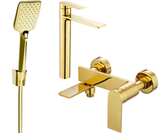 Mexen Zero R62 Badewannen-Set, goldfarben - 71113R62-50