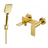 Mexen Zero R62 Badewannenarmatur mit Duschset, gold - 7113R62-50
