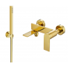 Mexen Zero R70 Badewannenarmatur mit Duschset, gold - 7113R70-50